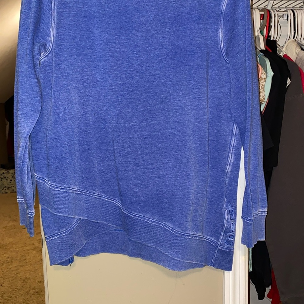 Blue sweatshirt